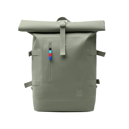 GOT BAG Rucksack Rolltop aus Ocean Impact Plastic | Laptop Rucksack wasserdicht mit Herausnehmbarer 15“ Laptoptasche | 31 Liter Füllvolumen Rollrucksack (bass) von GOT BAG