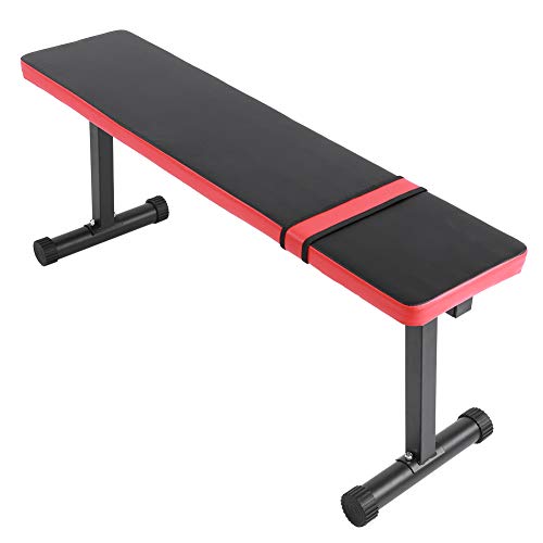 Training Fitness Bank, Verstellbare HantelbankMultifunktion Trainingsbank Hanteltraining Bauchtrainer mit robustem Stahlrohrgestell, maximale Belastung 300 kg, 33 x 47 x 114 cm von GOTOTOP