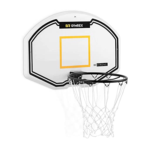 Gymrex GR-MG41 Basketballkorb 91 x 61 cm Ringdurchmesser 42,5 cm Basketballkorb Outdoor Basketballbrett Basketballboard von GR Gymrex