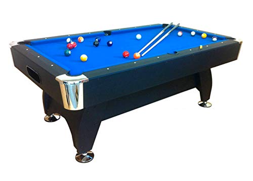 Billardtisch 7 ft Model Blue Sea Pool Billard Tisch blau mit Zubehör robust 145 kg von GRAFICA MA.RO SRL