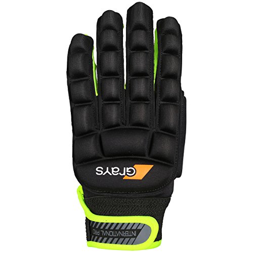 GRAYS International Pro linkshänder-Handschuh schwarz/neongelb X-Small schwarz von GRAYS