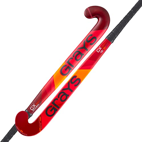 Grays GX2000 Dynabow Micro Junior Hockeyschläger, Rot, 32 von GRAYS