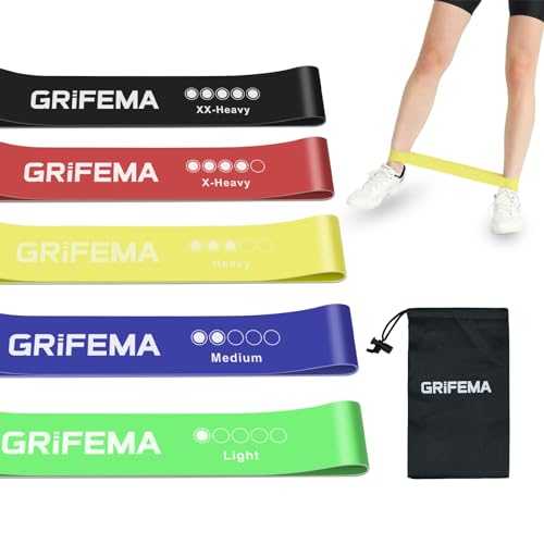 GRIFEMA GA5001 Fitnessband/Widerstandsband, 5 Stück von GRIFEMA