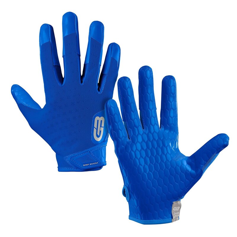 Grip Boost DNA American Football Receiver Handschuhe, Engineered Grip - royal blau Gr. 2XL von GRIP BOOST