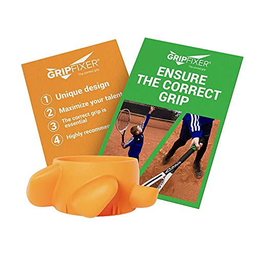 GRIPFIXER Tennis-Grifftrainer (kleine Größe, linke Hand) – Tennis-Trainingsgerät – Griffhilfe von GRIPFIXER