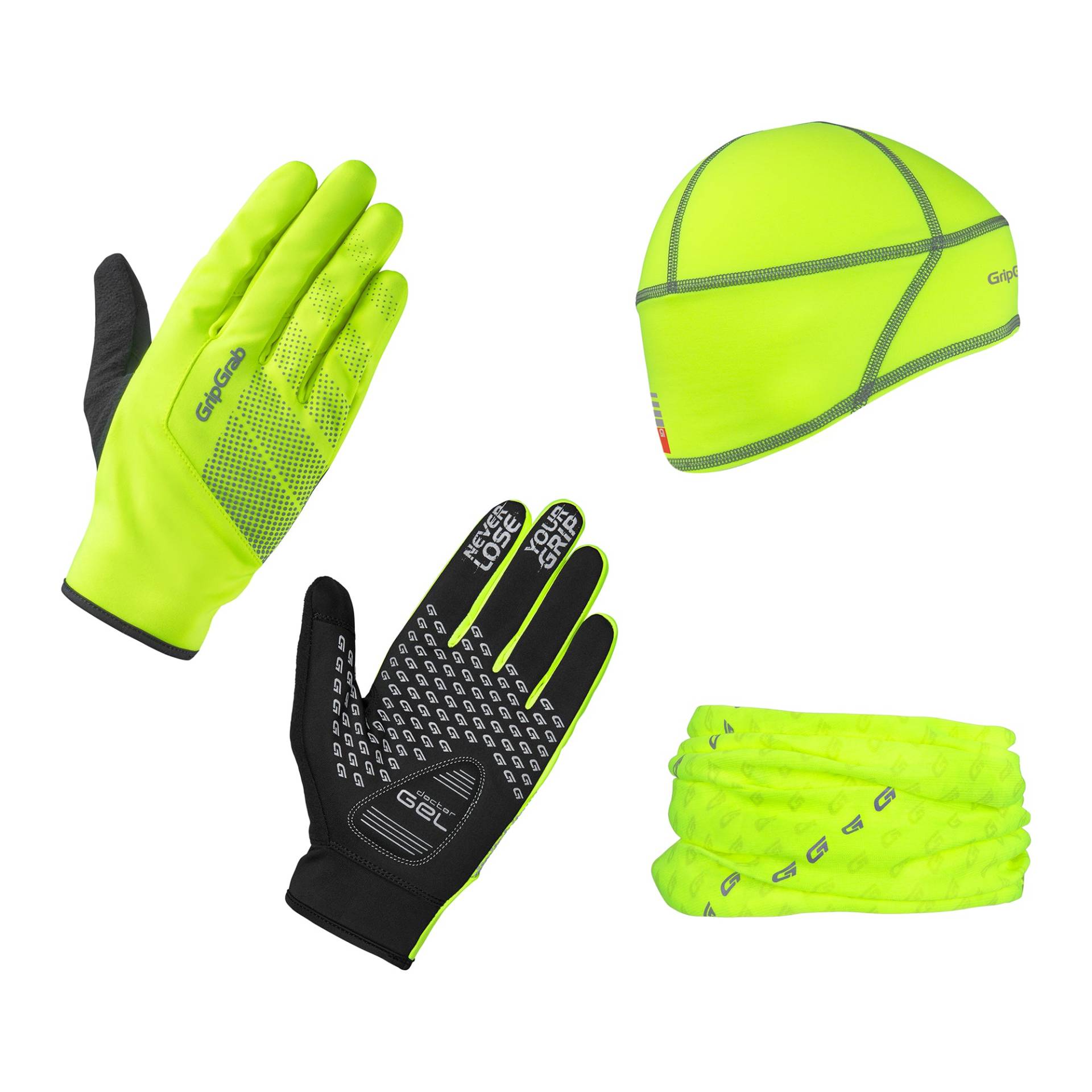 GripGrab Hi-Vis Cycling Essentials gavepakke von GRIPGRAB