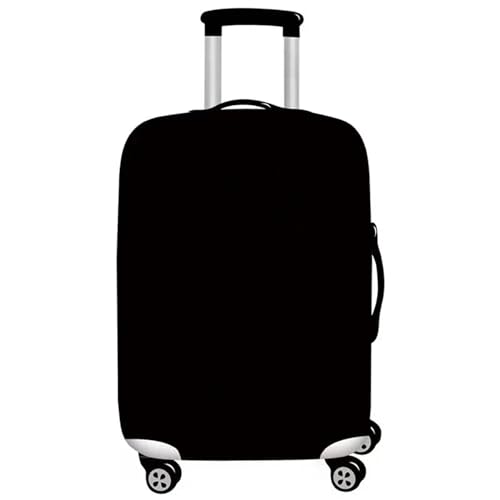 GepäCkabdeckung Mit Monogramm Gepäckschutzhülle, elastisch, staubdicht, verschleißfest, Größe 18–32, rosa Buchstaben-Serie, Schutzhülle, Reisezubehör ReisezubehöR FüR Koffer (Color : Black, Size : X von GSCLZ