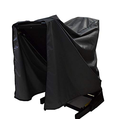 Staubdichte Abdeckung für Laufband, wasserdichte Abdeckung für den Innen- und Außenbereich (schwarz, Größe: 110 x 95 x 160 cm) von GSDGV