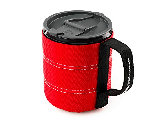 GSI 75251 Outdoor Isolierte Infinity Backpacker Tasse für Camping, robust und leicht, rot, 500 ml von GSI Outdoors