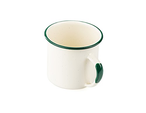 GSI Outdoors Deluxe Enamelware Cup Tasse, Unisex Erwachsene, Cream, One Size von GSI Outdoors