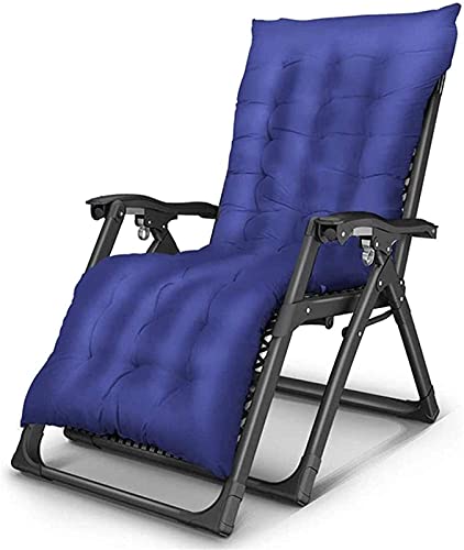 GSKXHDD Liegestuhl, leicht, Zero-Gravity-Liegestuhl, Sonnenliegestuhl, klappbarer Relaxsessel mit atmungsaktiver Matratze, Liegestühle Independence von GSKXHDD
