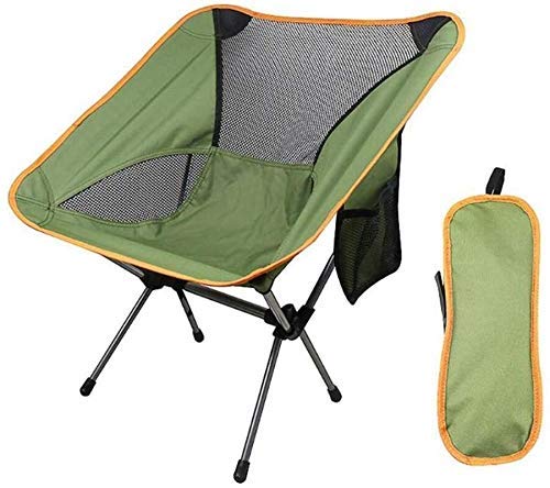 GSKXHDD Tragbarer Camping-Klappstuhl für Wanderungen im Garten, ultraleichter Klappsitz, zusammenklappbarer Stuhl mit Aufbewahrungstasche, Leichter Faltbarer Stuhl Independence von GSKXHDD