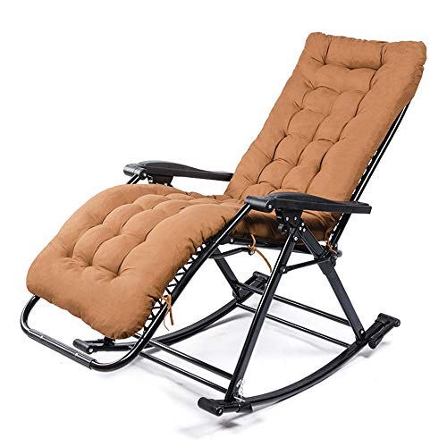 Tragbarer Klappstuhl, Zero Gravity, zusammenklappbarer Outdoor-Liegestuhl/Sonnenliege, der Stuhl kann vollständig zurückgelehnt werden, er ist auf die Position verstellbar, die zu Ihrer Entspannung von GSKXHDD