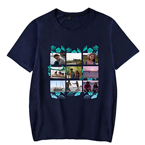GUANGTAO Kurzarm Sweatshirt The Summer I Turned Pretty Summer Classic Cartoon Print T Shirt Unisex Street Casual Herren Damen Fashion Cool Top Oversize von GUANGTAO