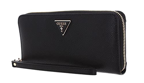 GUESS Portemonnaie mit Zip-Around-Reißverschlu, schwarz(black), Gr. One Size von GUESS