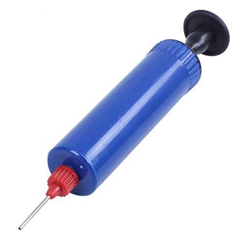 GUIJIALY aufblasbar Ball Hand-Pumpe Luftpumpe mit Nadel Blau von GUIJIALY