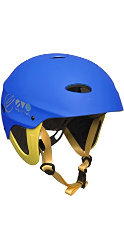 GUL Evo Watersports Watersports Helm für Kajakfahren, Kitesurfen, Windsurfen und Beiboot - Blue Fluro Yellow - Unisex von GUL