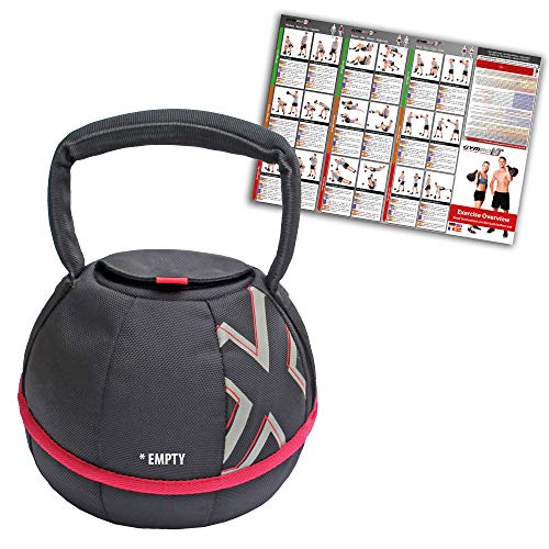 Gymbox® Kettlebell/Smashbell, 4-20 kg, unbefüllt (6 Kilogramm) von GYMBOX