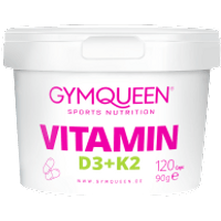 Vitamin D3 + K2 (120 Kapseln) von GYMQUEEN