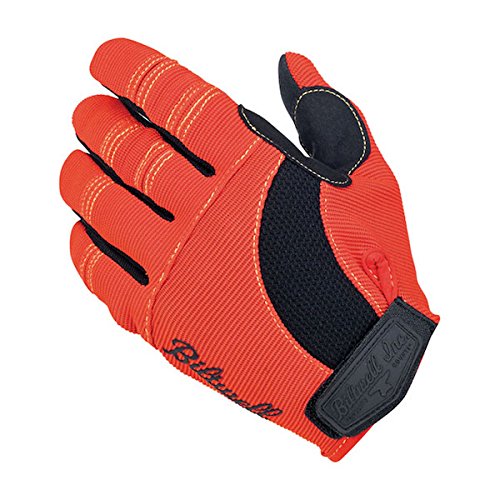 Gloves Motorrad-Handschuhe, orange, Biltwell für Herren, Biker, Custom, Geschenkidee, Größe L von GZM