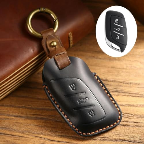 Leder-Autoschlüsseletui, für MG4 MG5 MG6 MG ZS EV HS EHS ZX GT Roewe RX3 RX8 ERX5 RX5 I6 I5 von GZNBB