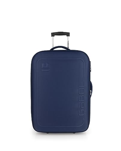 Gabol Orbit erweiterbarer mittelgroßer Koffer mit 67 Liter Fassungsvermögen, blau, Koffer und Trolleys von Gabol