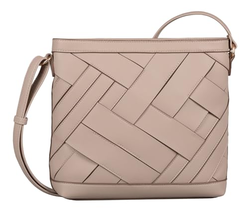 Gabor bags Frida Damen Shopper Umhängetasche Reißverschluss Groß Beige von Gabor