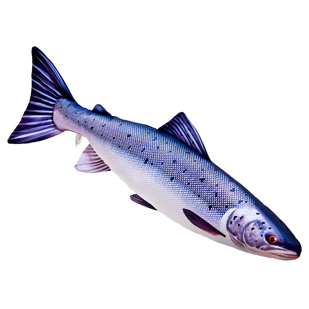 Gaby The Atlantic Salmon Medium Pillow Blau von Gaby