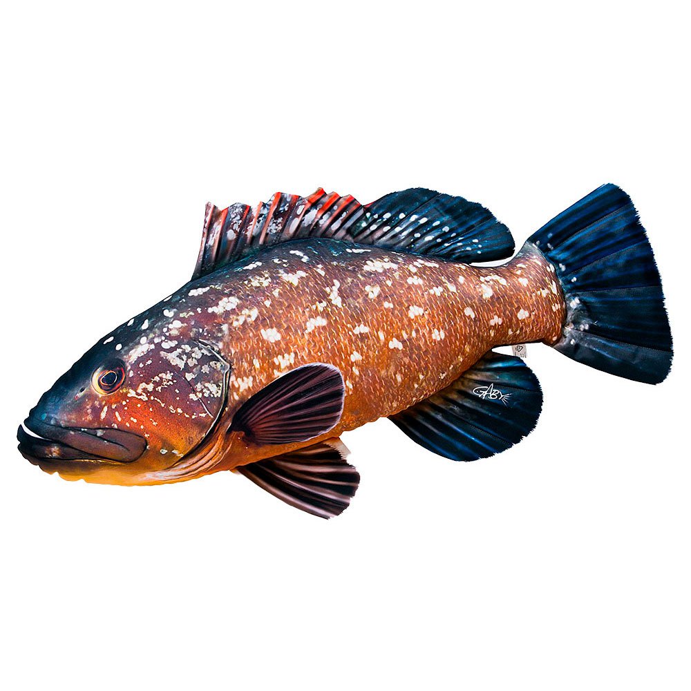 Gaby The Dusky Grouper Giant Pillow Orange von Gaby