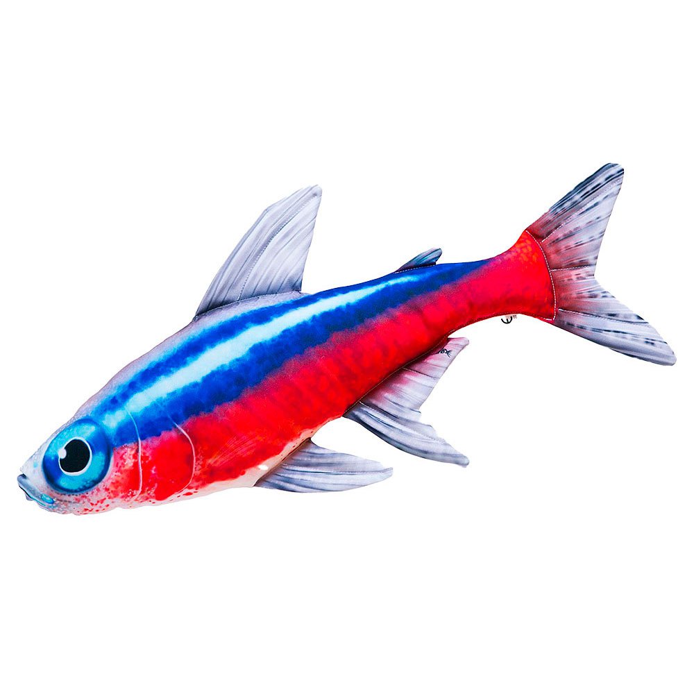 Gaby The Neon Tetra Pillow Rot von Gaby