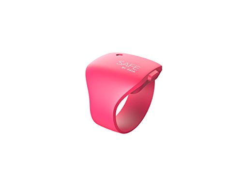 Design Sicherheits Armband Sicherheit auf Knopfdruck beim Laufen Joggen Spazierengehen mit 120 Dezibel Sirene Farbe Pink von Gaia
