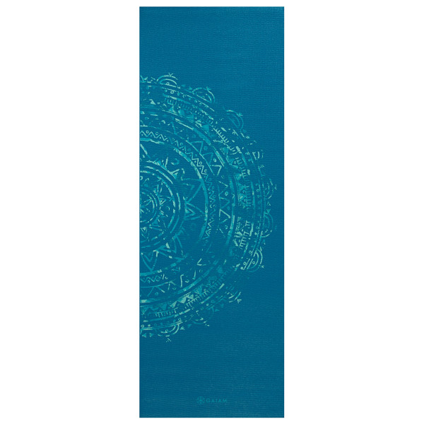 GAIAM - 4 mm Classic Printed Yoga Mat - Yogamatte Gr 61 cm x 173 cm x 0,4 cm lila;türkis von Gaiam