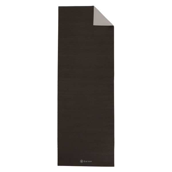 GAIAM - 6 mm Premium 2-Color Yoga Mat - Yogamatte Gr 61 cm x 173 cm x 0,6 cm blau;lila;schwarz von Gaiam