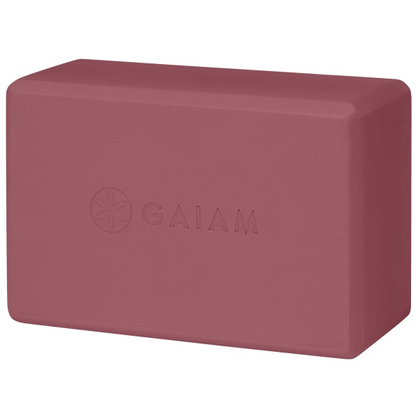 GAIAM - Block - Yogablock Gr 22,9 cm x 15,2 cm x 10,1 cm spiced berry von Gaiam