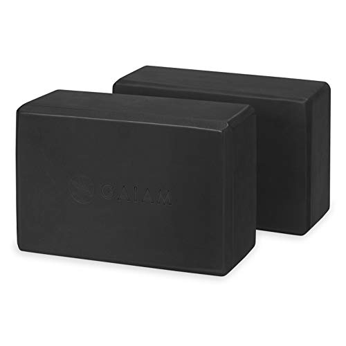 Gaiam 05-63425 Essentials Block, 2 Stück, Schwarz von Gaiam