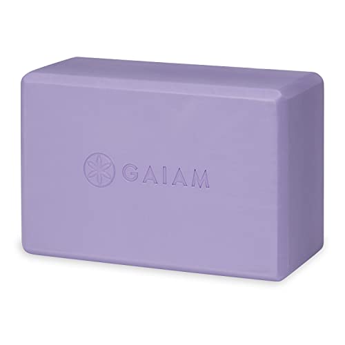 Gaiam Unisex-Erwachsene 05-63616 Yoga-Block, Lila, Fliederfarben von Gaiam