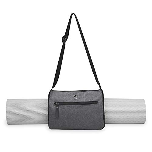 Gaiam Yoga Mat Bag - Wander Free Yoga Mat Carrier Pouch Tote | Adjustable Shoulder Sling Carrying Strap | Two Zippered Pockets, Easy-Clean Liner | Fits Most Size Yoga, Pilates, Fitness Exercise Mats von Gaiam