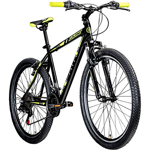 Galano Mountainbike Hardtail 26 Zoll Path MTB Fahrrad 21 Gang Mountain Bike 26" (schwarz/grün, 46 cm) von Galano