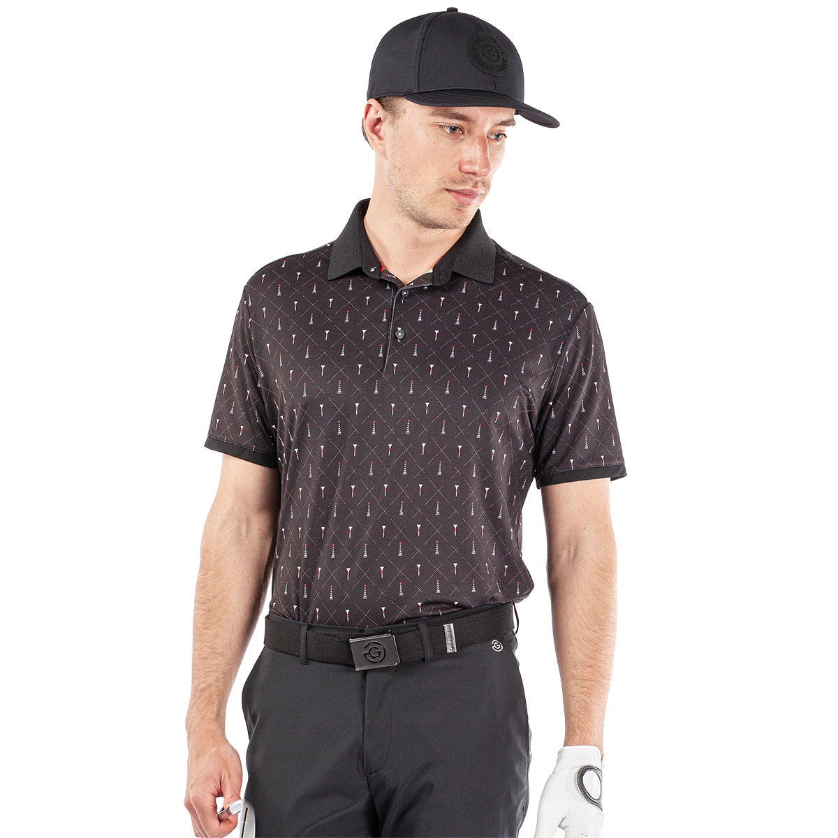 Galvin Green Men's Mani Golf Polo Shirt, Mens, Black, Xxl | American Golf von Galvin Green