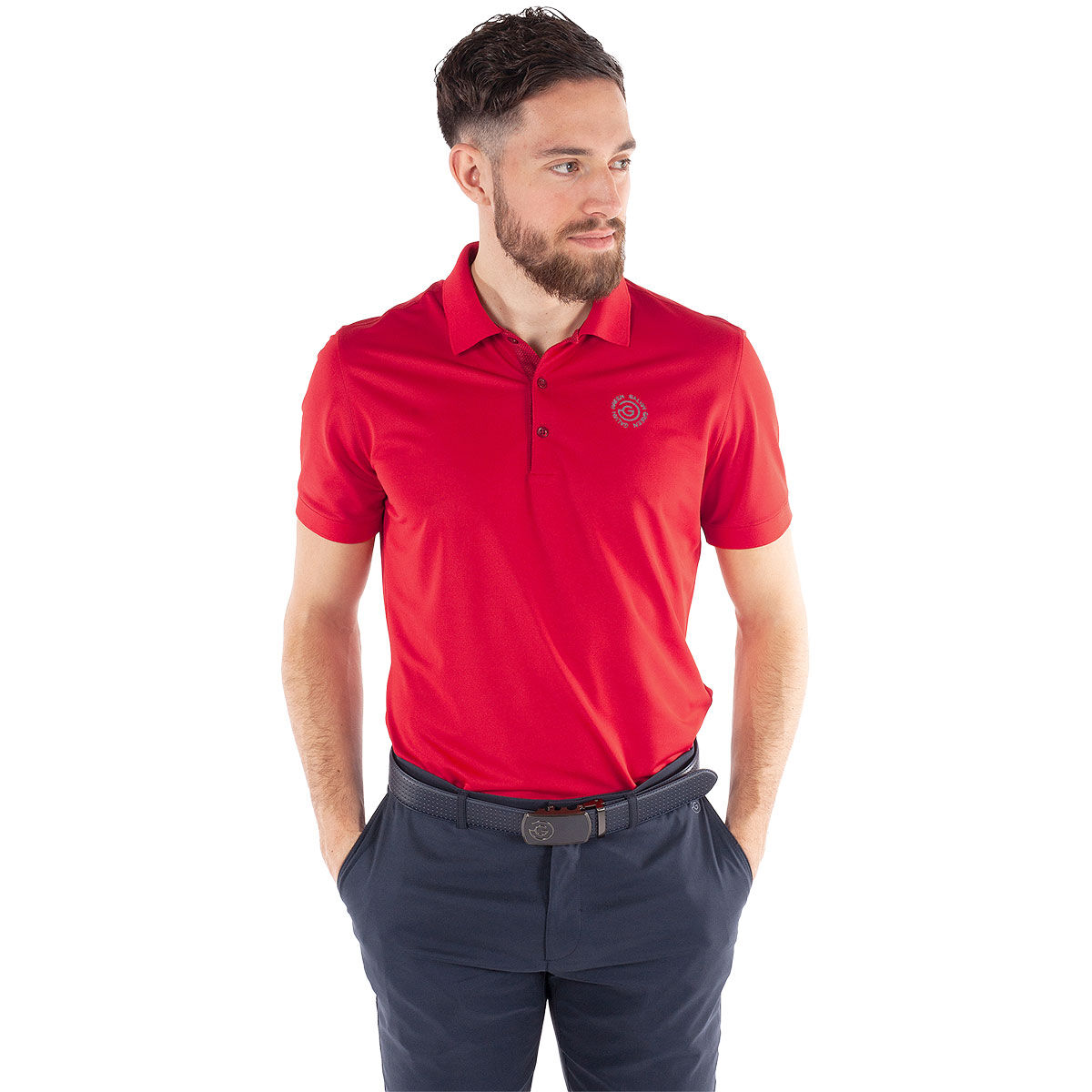 Galvin Green Men's Max UV Golf Polo Shirt, Mens, Red, Small | American Golf von Galvin Green