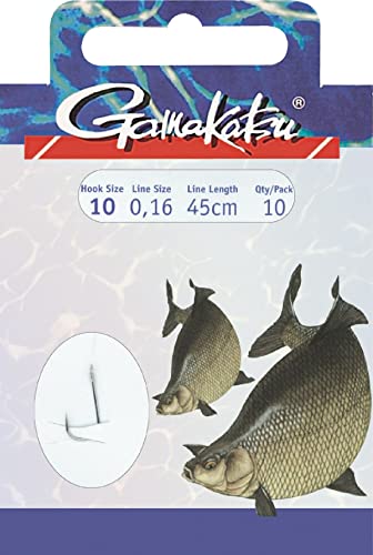 Gamakatsu Hook Bkd-1810B Brassen 100 cm Gr. 10 von Gamakatsu