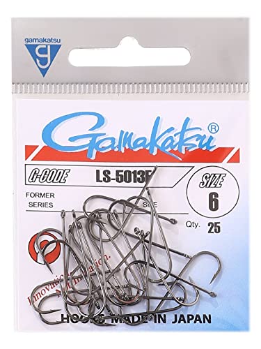 Gamakatsu Hook Ls-5013F (Black) Gr. 6 von Gamakatsu