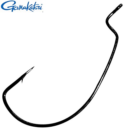 Gamakatsu Hook Worm Offset EWG NS Gr. 1/0 Haken fÃƒ¼r Shads und Twister von Gamakatsu
