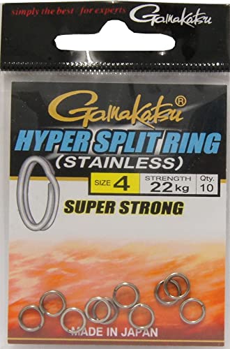 Gamakatsu Hyper Split Ring #6 60Kg von Gamakatsu