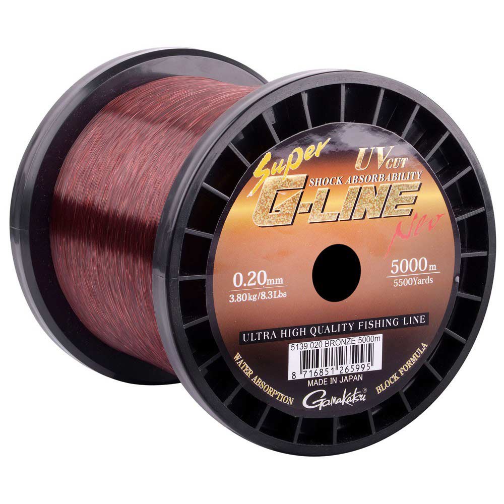 Gamakatsu Super G-line Neo Monofilament 5000 M Braun 0.200 mm von Gamakatsu