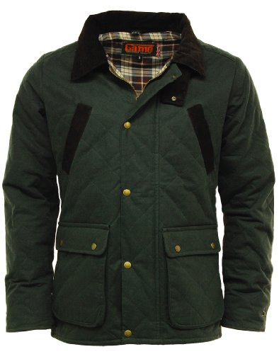 Game Oxford Wachsjacke für Herren, oliv Gr. M, olivgrün von Game