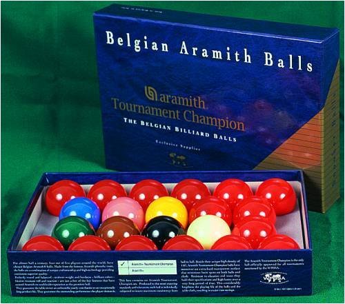 Kugelsatz Aramith Snooker Tournament TV 52,4mm von GamePoint