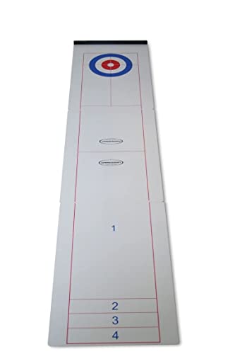 Gamesson Unisex Shuffle Board und Curling Spiel, Weiß von Gamesson