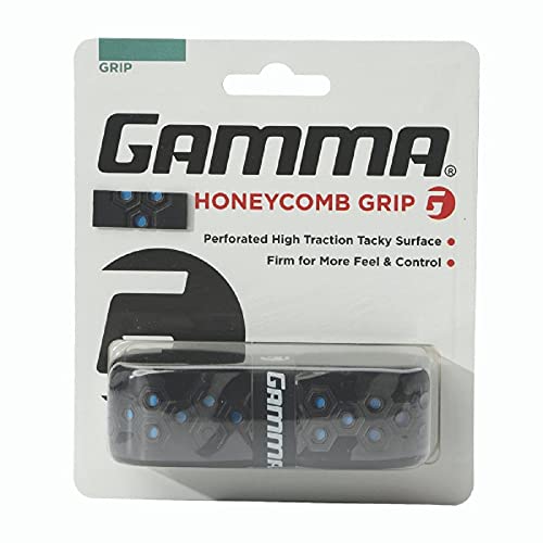Gamma Honeycomb Cushion Grip schwarz Overgrip, schwaz/blau, One Size von Gamma