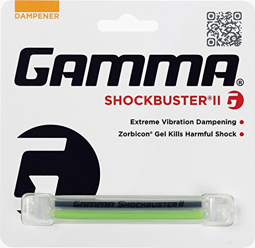 GAMMA Shockbuster II Vibrationsdämpfer Tennisschläger Stoßdämpfer Advanced Zorbicon Gel für maximale Vibrationsreduzierung von Gamma